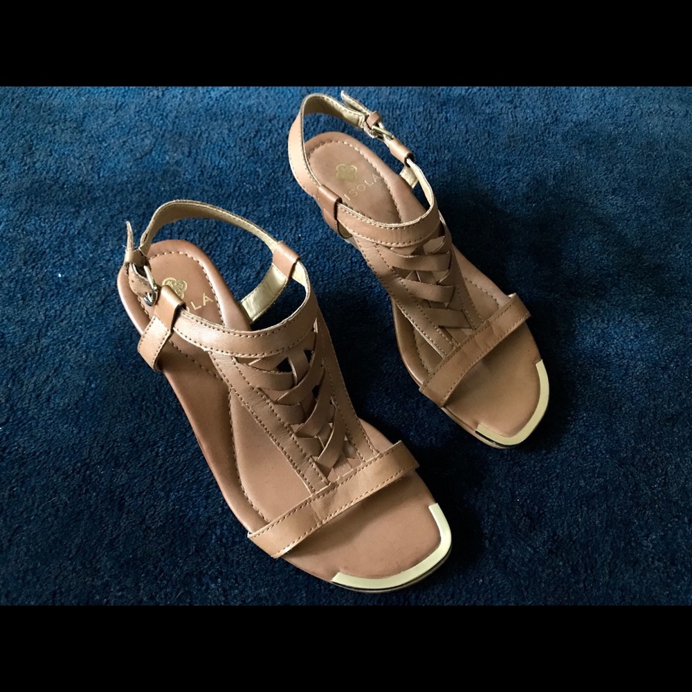 ISOLA Wedge Sandal- New never worn
